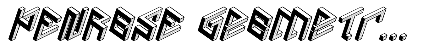 PENROSE Geometric B Italic